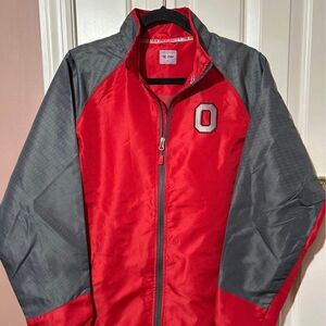 The Oval Ohio State Buckeyes Full Zip Jacket Lightweight Unisex Size Sma…